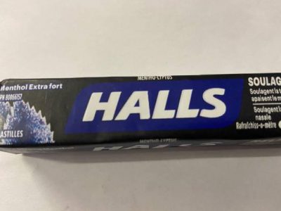 Halls Extra Strong Menthol