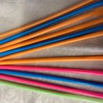 Neon Powder Straws (10 pcs)